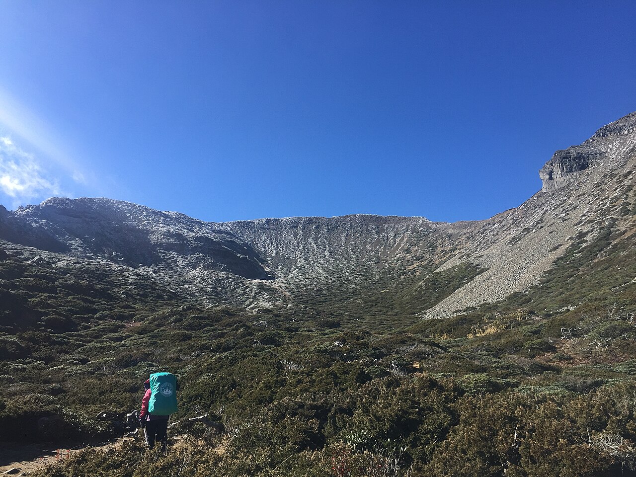 雪山主峰與圈谷