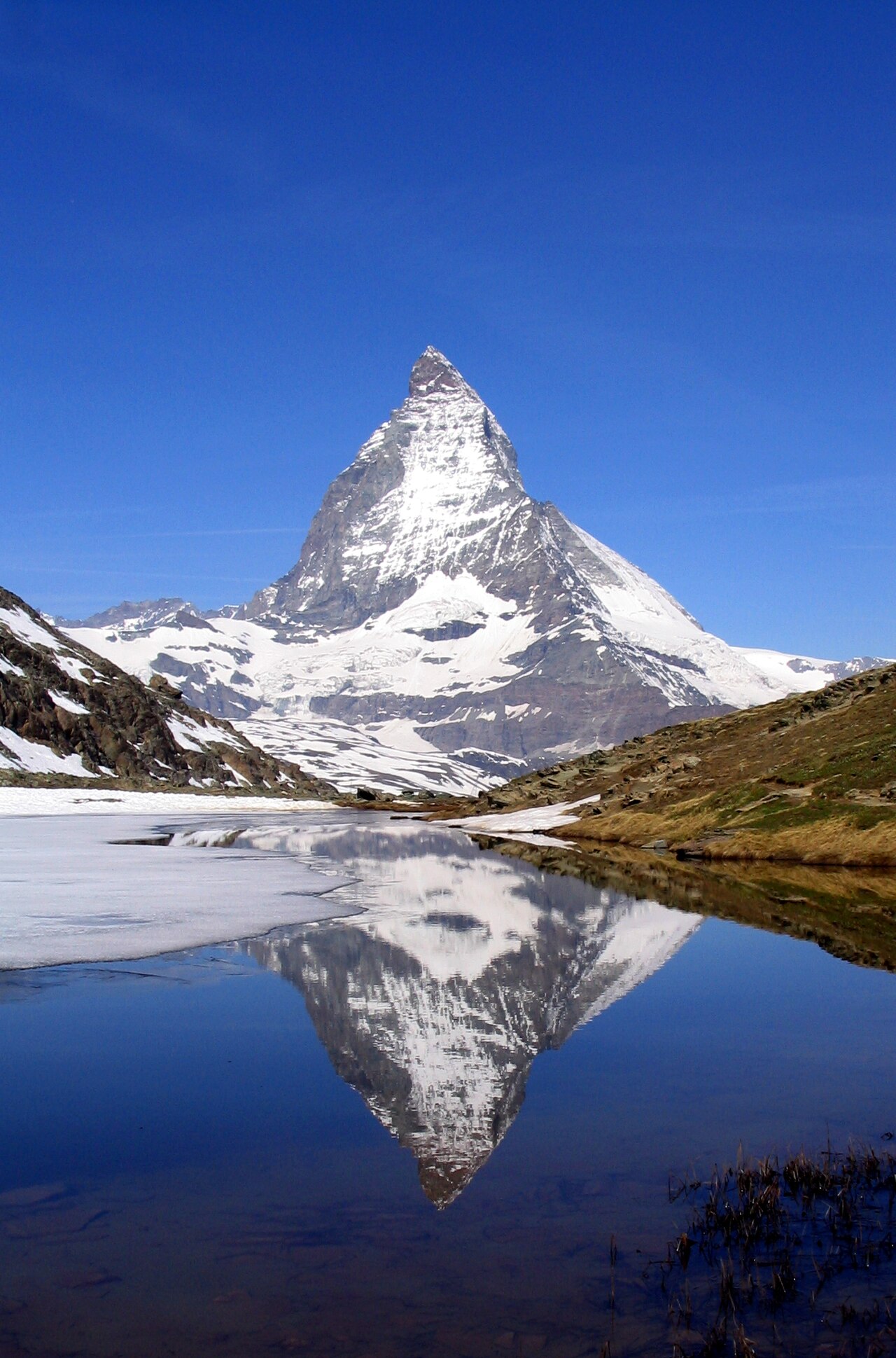 Riffelsee 倒影與 Gornergrat